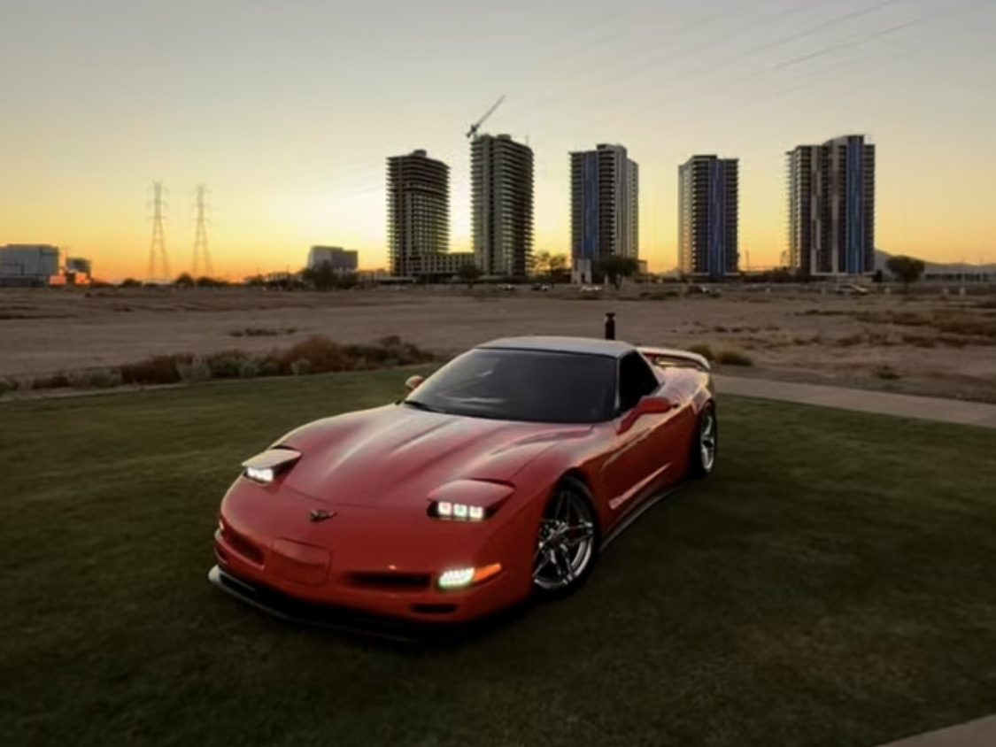 1998 C5 Corvette in red